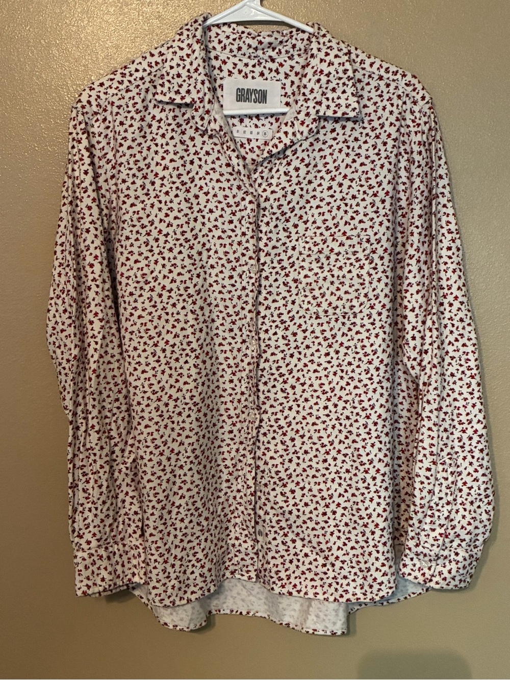 Grayson The Hero Frank & Eileen Floral Shirt Size 5 Or XL Button Front Flannel